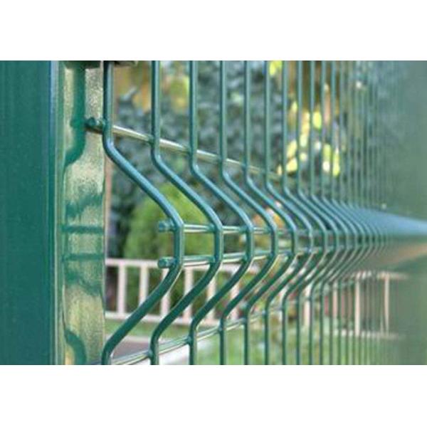 Powder Coated / Galavnized Welded Wire Mesh Fence 6FT For Farm Green Color