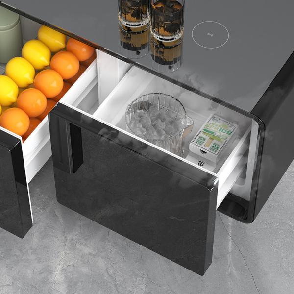 Modern Design Frozen Cooling Tea Table Fridge for Smart Coffee Table in Living Room