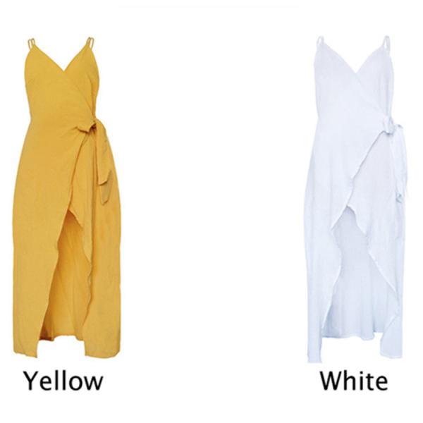 2019 Anti-Static Cute Casual Dress Slip Dress Summer Beach Dress Lace Up