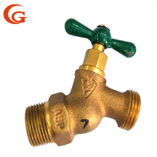 Jardim 1/2” 3/4 torneira de água de bronze com o um punho da palavra