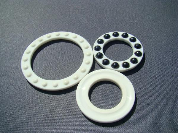 Si3n4 Ssic Zro2 Ceramic Thrust Bearing High Temperature Resistance For Industrial