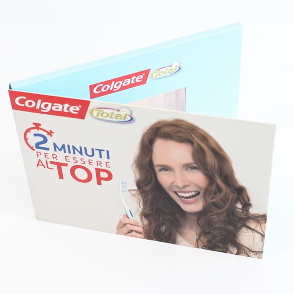 A5 Paper Digital Video Brochure Mini - USB Port Muti Functions For Advertising