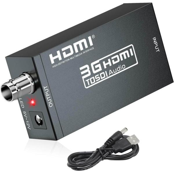 LN-S009 HDMI To SDI Converter 1080p60 Audio Embedded Compact Design