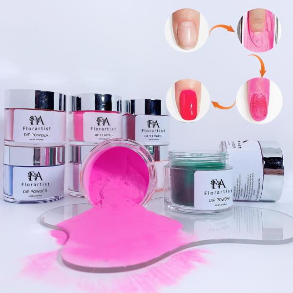 Wholesale 2000 Colors High Quality 3 in 1 Acrylic Dipping Powder for Nail Dipping System