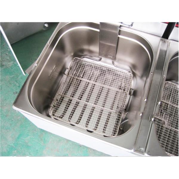 Вертикальный Fryer газа нержавеющей стали 18L с регулятором температуры