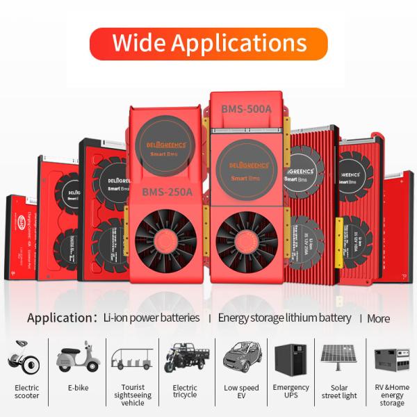 16S 150A Lithium Battery BMS with Active Balance and Temp Sensor for ESS UPS