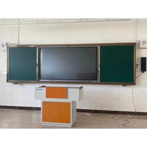 Qtenboard 4K Resolution Interactive Smart Board with 40-50 Touch Points and Dual OS for Education and Meetings