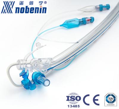 Double Lumen Reinforced Endotracheal Tube Left Right With Stylet PVC Material