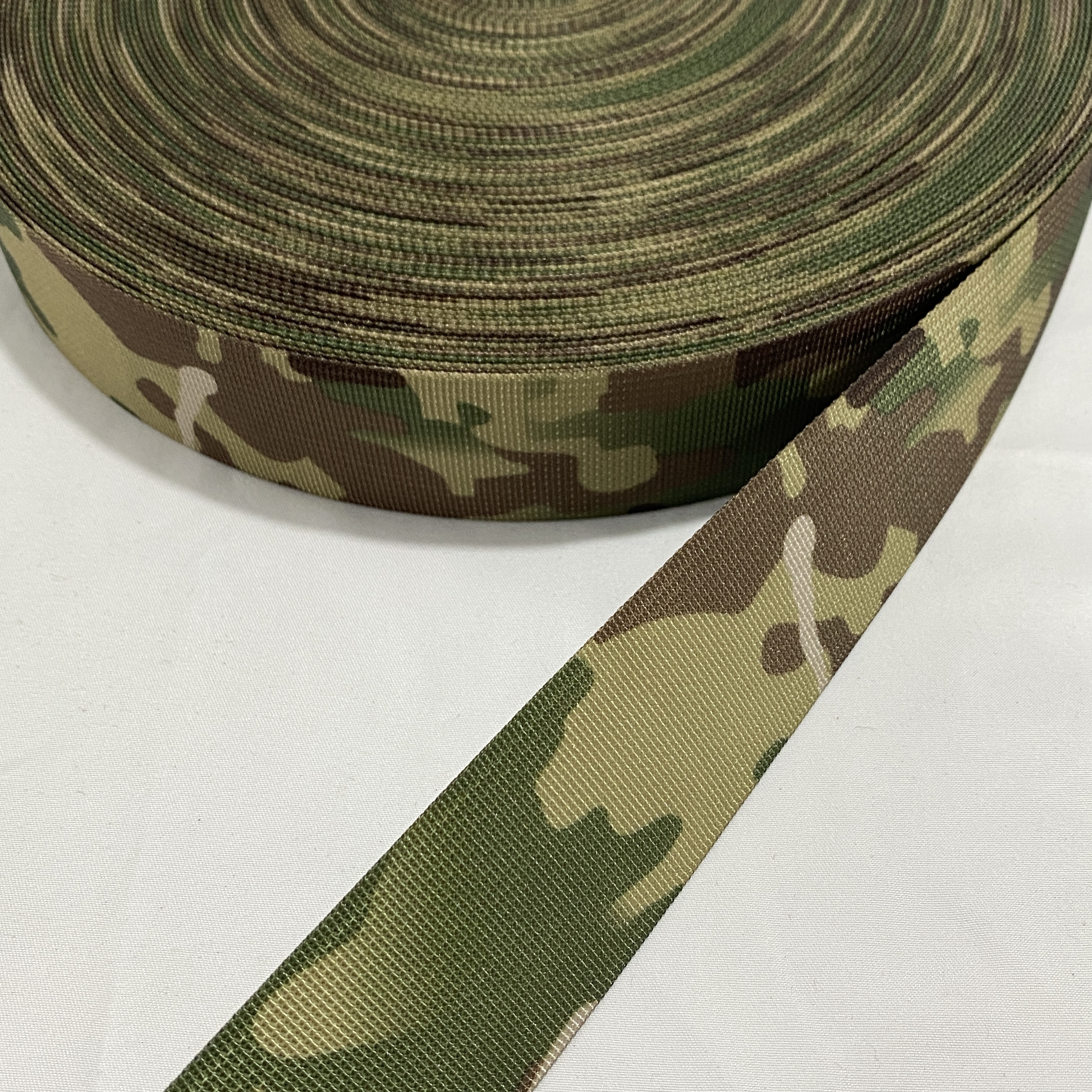 Camouflage Polyester webbing Camouflage Outdoor supplies Backpack belt Tactical clothing