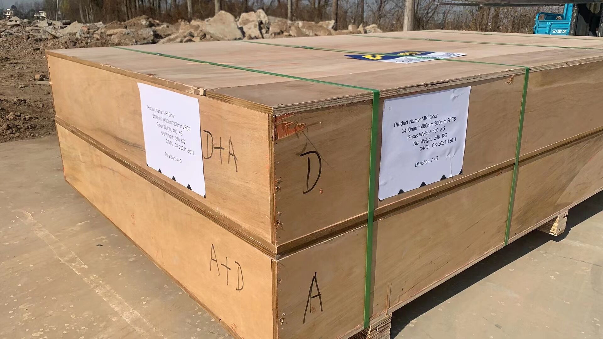 Двери радиационной защиты нормального размера 1.2m x 2.1m для комнаты Mri клетки Rf