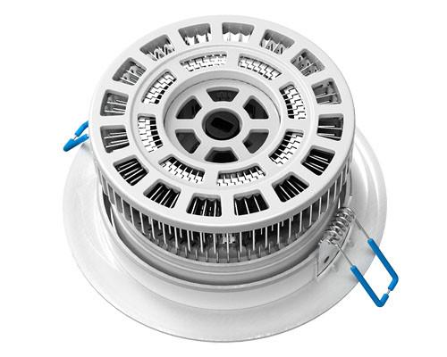 Cooling Fin 12W Epistar LED Down Lighting Lamps / LED Ceiling Lamp 3000K, 4000k, 6000K
