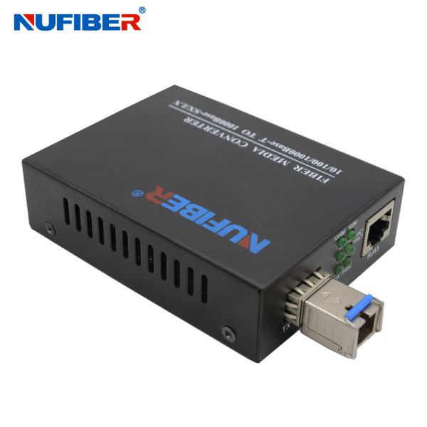 Gigabit SFP To RJ45 Media Converter , UTP To SFP Converter DC5V 1A For CCTV