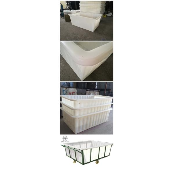 Тележка коробки ткани промышленная влажная поли на колесах с гальванизированным стальным Дурабле К1600Л