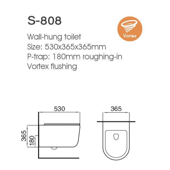 Toilette en céramique en une seule pièce avec prix Cabine d'eau à chasse d'eau Salle de bain en céramique Wc Toilette murale Toilette suspendue