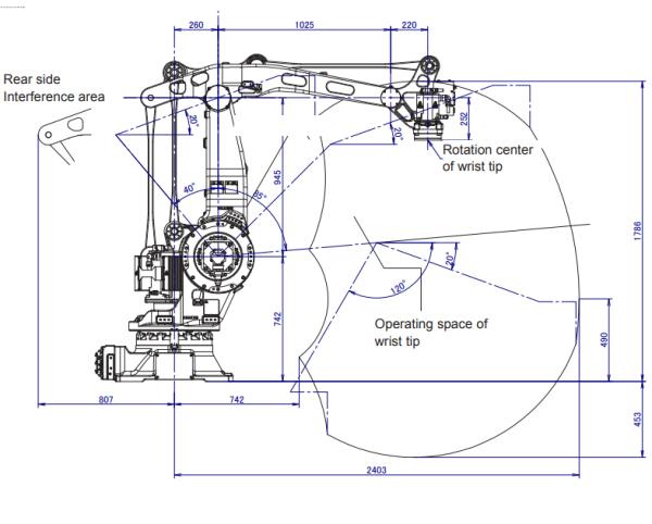 Heavy Duty Palletizer Fanuc M-410iC/110 4 Axis Case Bag Bottle Palletizing Depalletising Robots