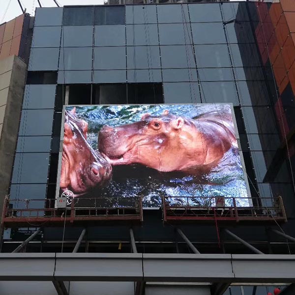 5D Effect HD Steel Cabinet Big Display P8 Outdoor Full Color LED Screen
