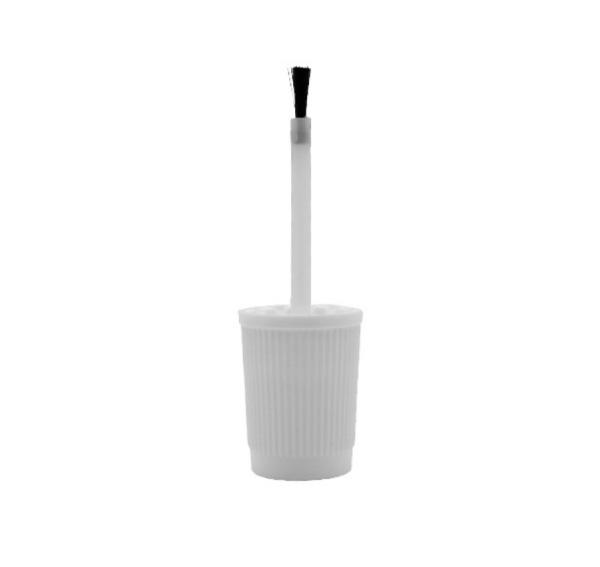 20ml pet plastic bottle with cap and brush steel ball car paint touch up paint bottle