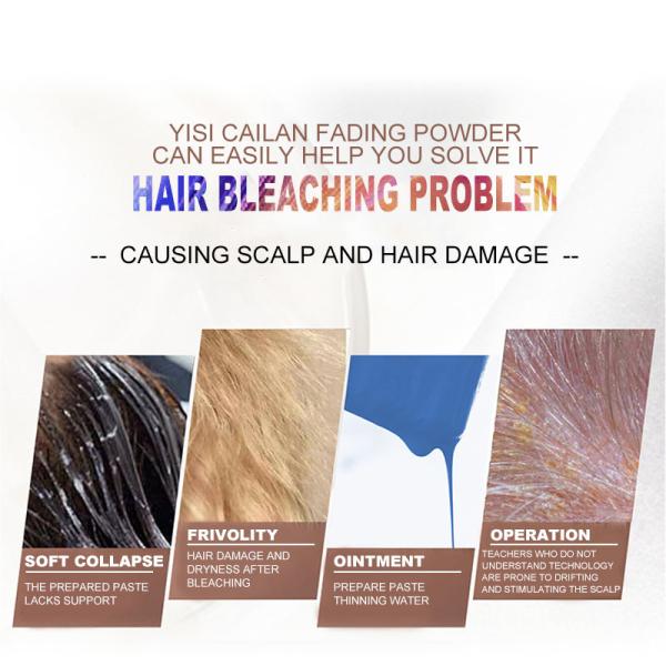 Potassium Persulfate Hair Dye Bleach Powder 9 Levels Professional Lightening Powder