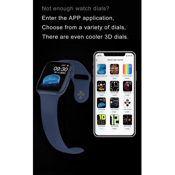 1,75» Smartwatch Bluetooth экрана 240MAH вызывает IWO 13 12 I8 Pro BT5.0