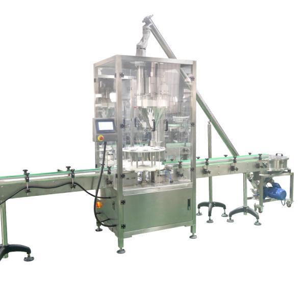 320 KG Core Components PLC Powder Bottle Filling Equipment para produção automática