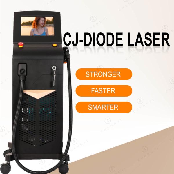 Ice Titanium Laser Beauty Machine 1200w Diode Laser Painless Hair Removal Machine