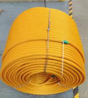 6 brins 16 mm * 500 m Corne d'acier PP combinaison de corde de terrain de jeux pour les enfants