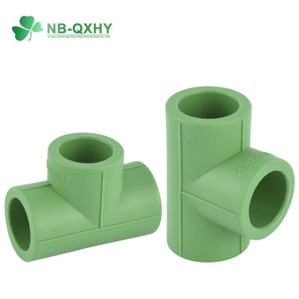 Laque Peinture Finition PPR Pipe Cross Tee 20 mm à 160 mm pour l'approvisionnement en eau chaude
