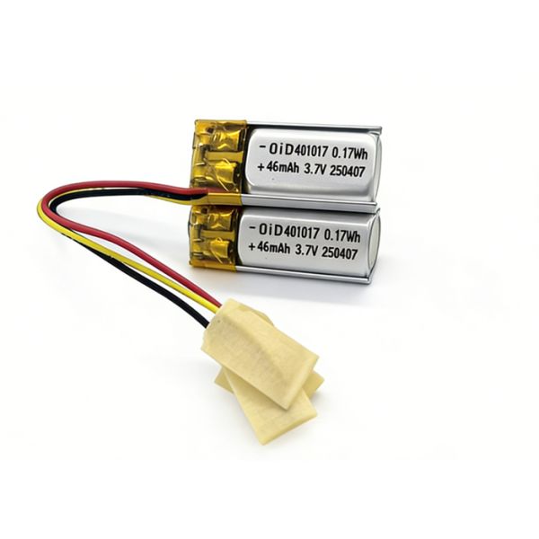 OID401017 3.7V 48mAh Medical-Grade Lithium-Ion Polymer Battery with Wide Temperature Range for Insulin Pumps