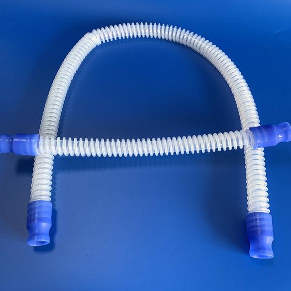 Flexible Ventilator Silicone Tube USP Class VI Level Medical Grade Breathing Reinforced Tubing