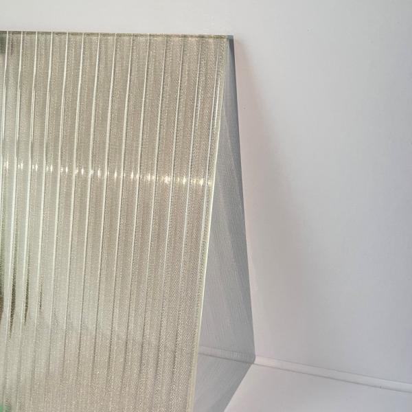 Laminated Glass With Metal Mesh Laminated Glass For Hotel House Hallway