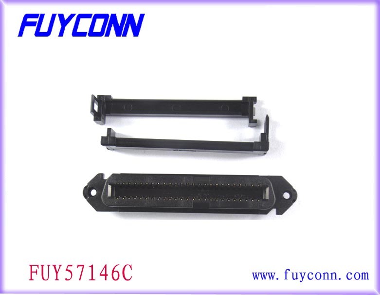 Разъем струбцины Pin Centronic IDC женщины 64 с зажимом кабеля 2.16mm
