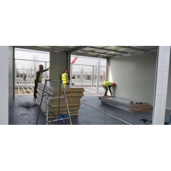 Зданий домов контейнера панелей сэндвича EPS панельные дома Prefab Prefab стальные