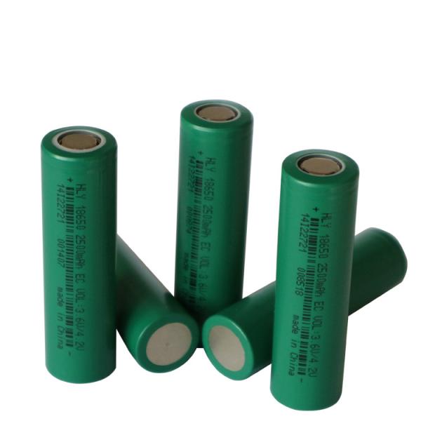 NCM 3.6v 18650 Battery 2500mAh For Electric Bicycles / Scooters