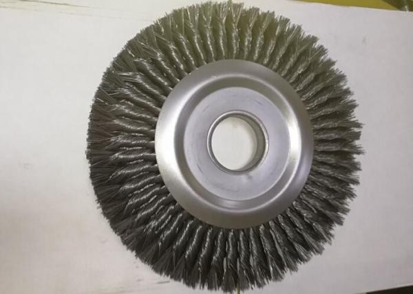 Multilayer Twisted 10 Inch Wire Wheel Brush For Metal Tube Rust Removal