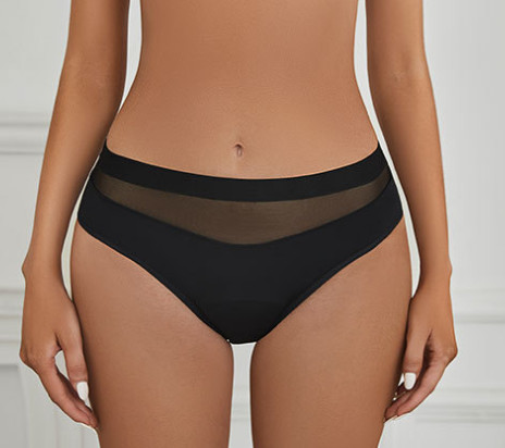 4xl 5xl Absorbent Period Panties Underwear Fabric Cotton Spandex Sexy Lace Mesh