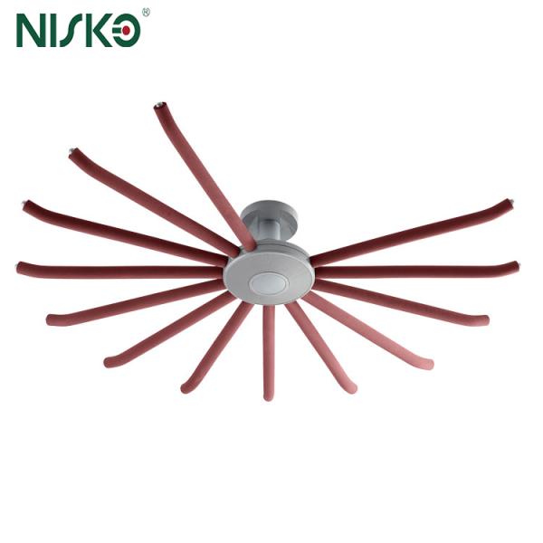 Percheros giratorios de 3 capas para ropa, perchero para pantalones de 360 grados, solución de almacenamiento en esquina para armario