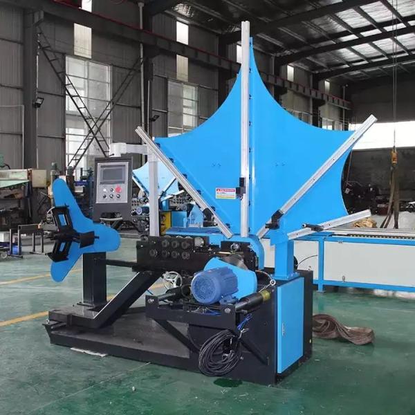 5KVA Low Carbon Sheet Steel Spiral Air Duct Machine 650 Rpm/Min