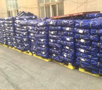 Голубые брезенты 200ГСМ ПЭ ткани Геосынтетик для крышки тележки