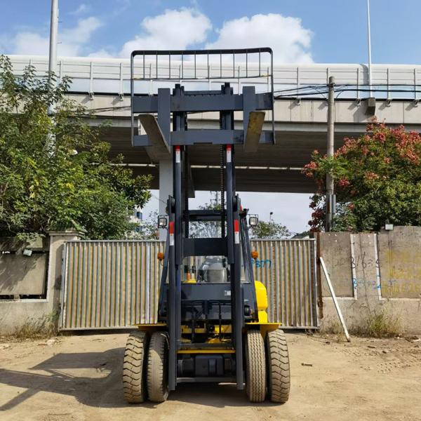 Original Paint 7 Ton Used Forklift 70 Komatsu Forestry Equipment