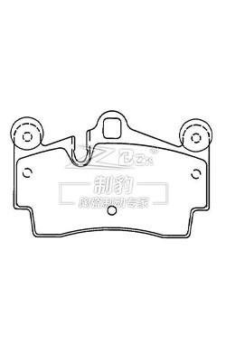 Sumitomo Volkswagen Touareg Pedaços de travagem de cerâmica dianteiros 95535293900