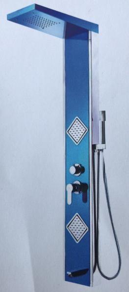 Popular Stainless Steel Shower Panel , Waterfall Shower Column With Hand Shower