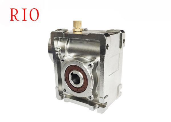 Durable 316 Stainless Steel Worm Gear Reducers Nmrv040 Shaft Into Reducer