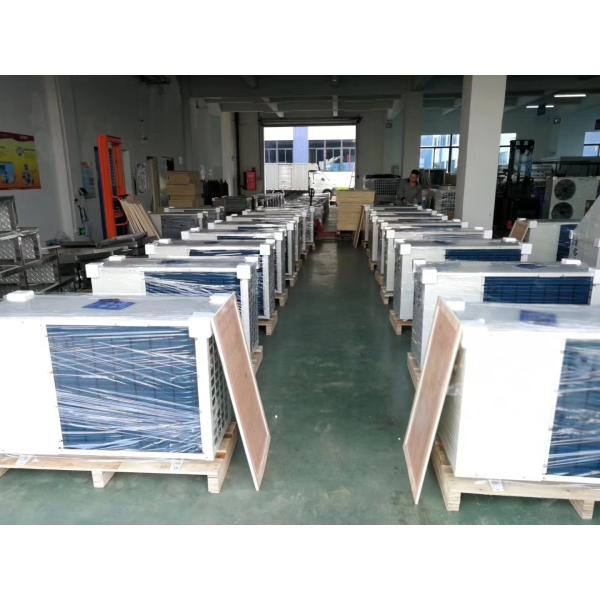 Free Standing Intelligent Controller Air To Water Heat Pump With Stainless Steel Shell