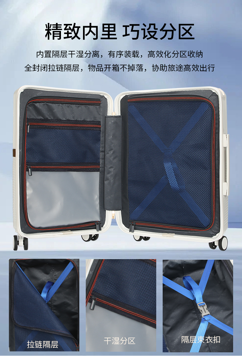 Factory Price 20-24 Inch Unisex Hard Shell Trolley Luggage Bag Set PC Aluminum Spinner Caster Lock School Business Travelling