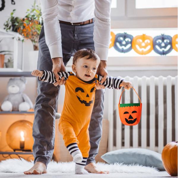 In-stock New Gift Halloween Non-Woven  Tote Bag for Candy and Pumpkin