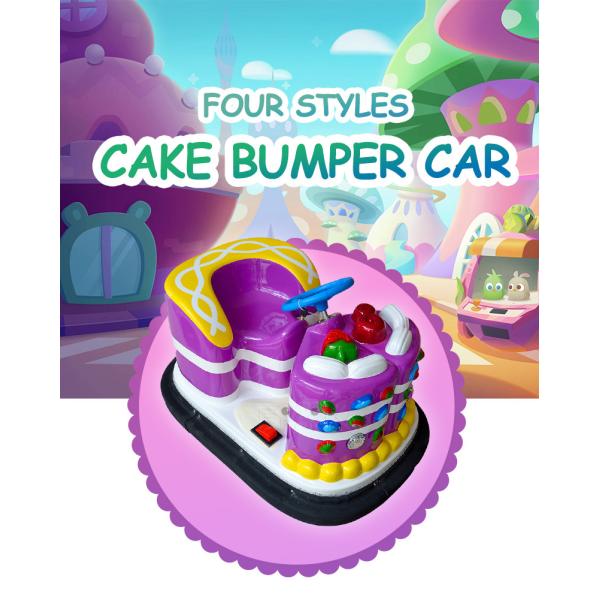 3km/h Kids Bumper Car Cake Electric Coin Operated 1 Player