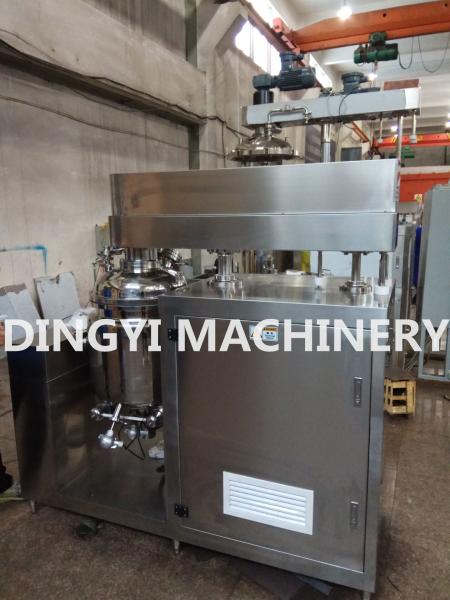 100L Vacuum Homogenizer Mixer , Cream Manufacturing Machine Stainless Steel 316L