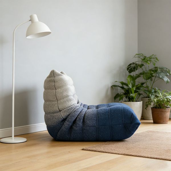 High Quality Compressed Sofa Corduroy Fabric Single Sofa Segmented Lounge Chair for Bedrooms