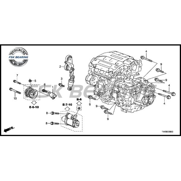 Hot Sale Suitable For Honda 31170R70A01 19253072 Engine Belt Tensioner Assembly Factory Stock