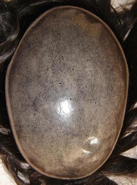 Brown Black Natural Custom Made Hair Units Hair Toupee For Men